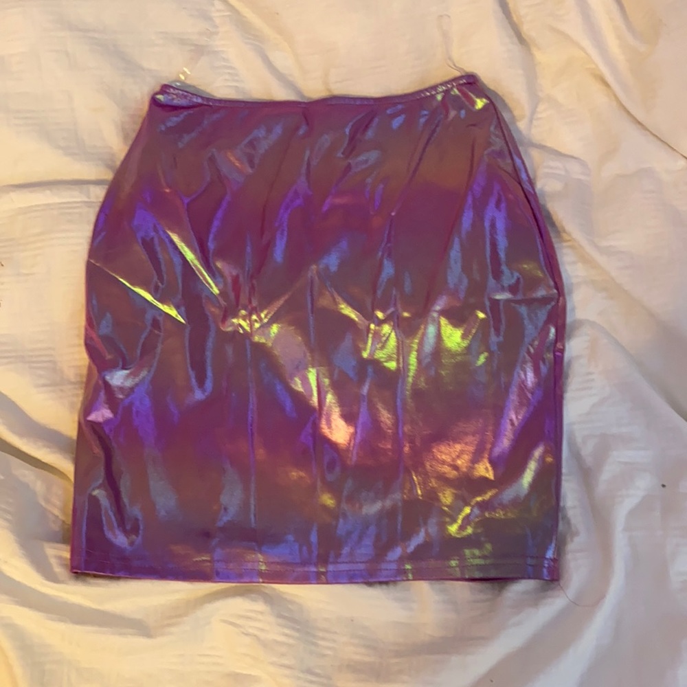 Metallic Pink/Purple Windsor Skirt